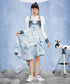 Faux Layered Marble Dress